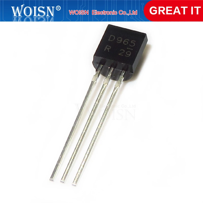 50 шт./лот 2SD965 TO-92 D965 TO92 Новый триодный транзистор | Электронные компоненты и