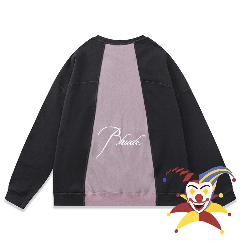 

Свитшот мужской/женский с вышивкой и круглым вырезом