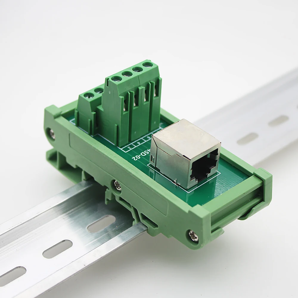 Гнездо RJ45 к клеммному блоку Горизонтальная коммутационная плата Разветвитель RJ