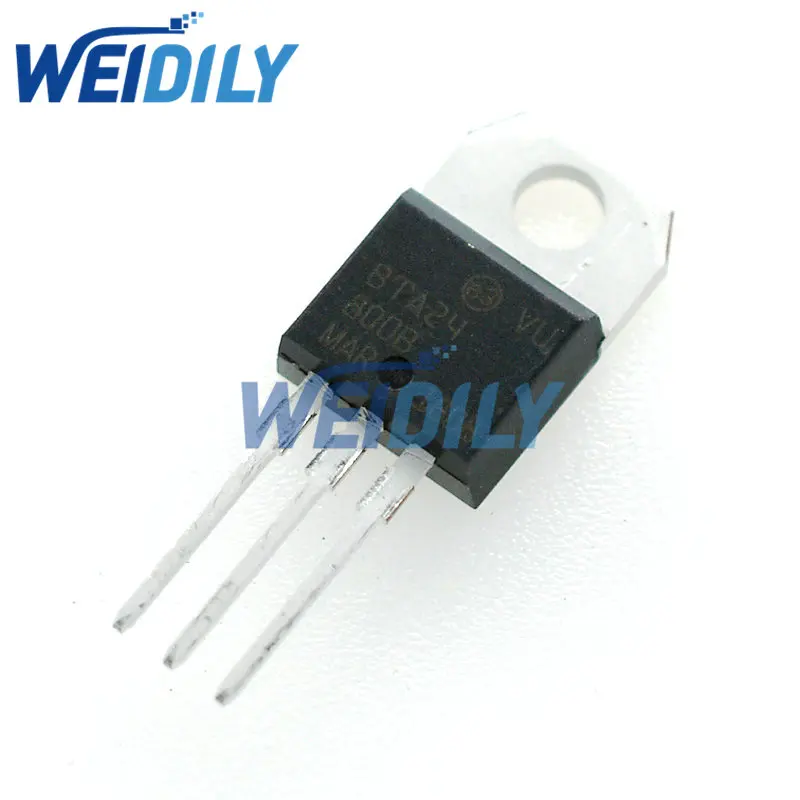 

10 шт BTA24-800B BTA24 BTA24-800 Triacs 25 AMP 800 вольт TO-220 триодный транзистор, Новинка