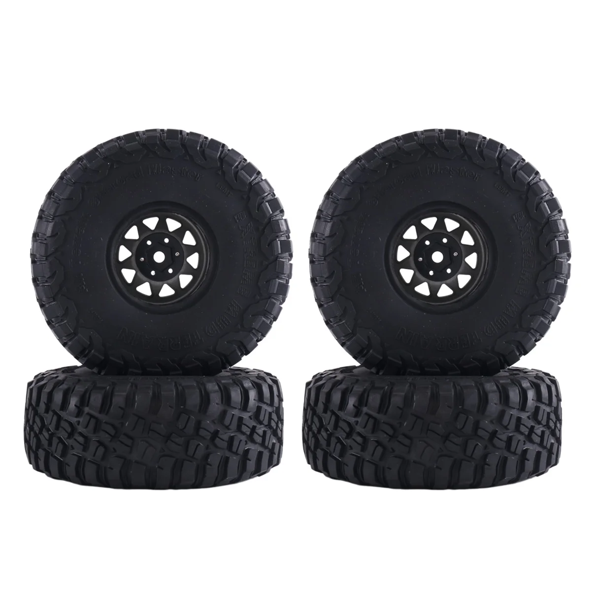 

120 мм Металл 1,9 Beadlock колесный обод колесная втулка шина для 1/10 RC Гусеничный автомобиль TRX4 Axial SCX10 обновления, 6