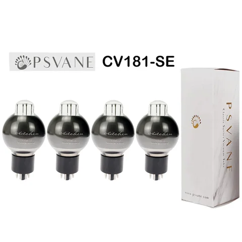 PSVANE CV181-SE Вакуумная лампа Замена 6SN7 6N8P 6H8C CV181 Электронная трубка Винтаж Hi-Fi Аудио Клапан Комплект усилителя Заводской тест соответствует