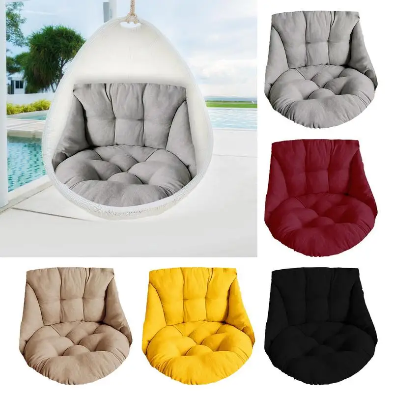Swing Chair Cushion Desk Chair Back Support Cushion For Hammock Egg Chair Washable Cushions For Outside Patio Chair Pads