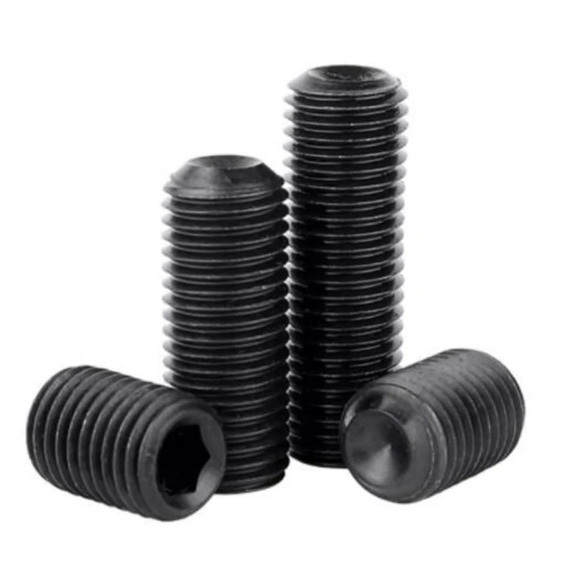 DIN913 тонкая резьба M3 M4 M5 M6 M8 M10 M12 12.9 класс стали шестигранный гнездо плоский зажим