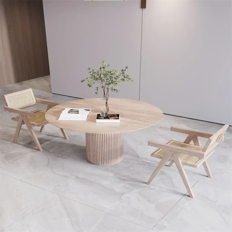 Круглый обеденный стол садовый шифер ресторан журнальные столики стулья для