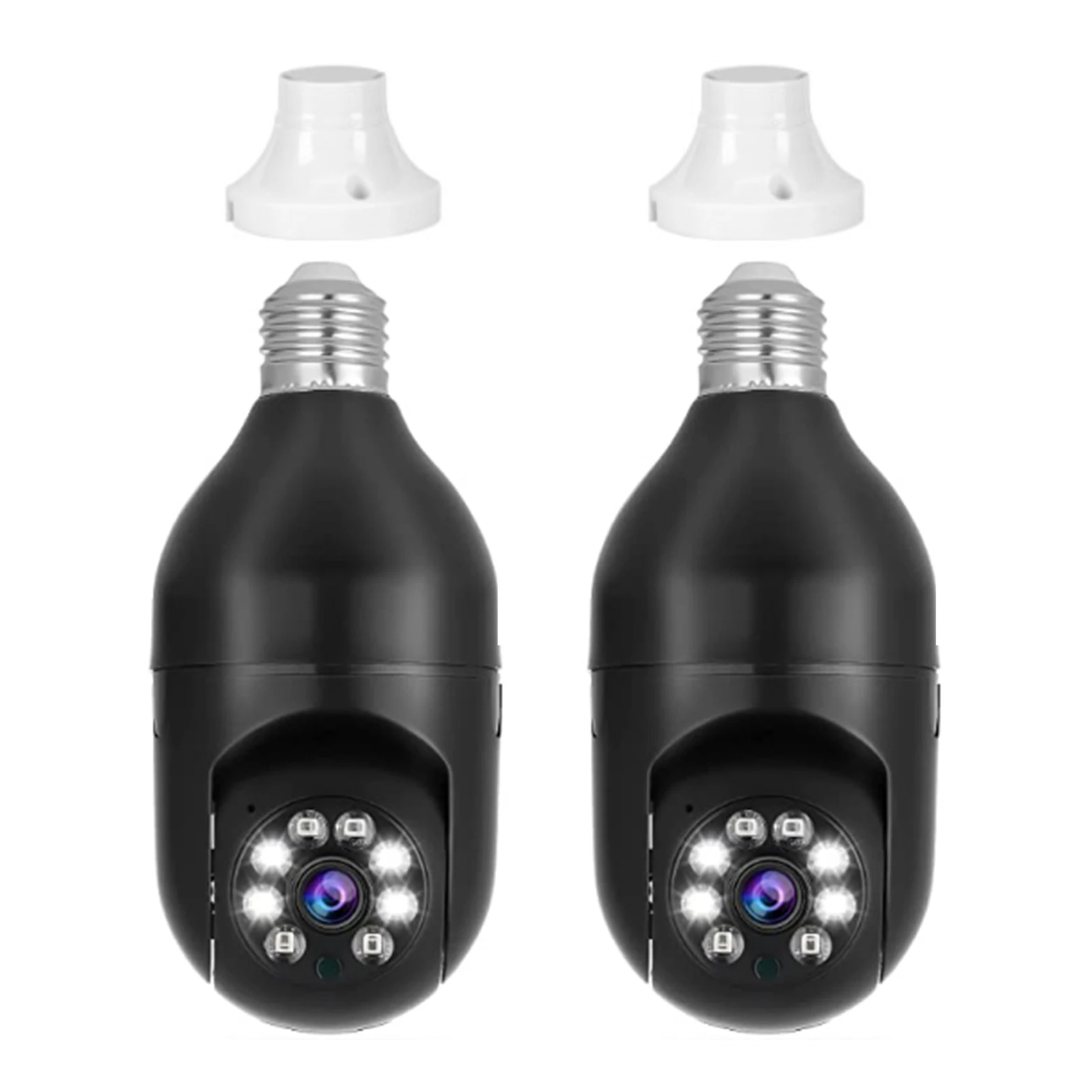 

1080P E27 Fisheye Bulb Light Wifi Camera LED Light 360° Panoramic Remote Surveillance Camera Home Security CCTV Camera