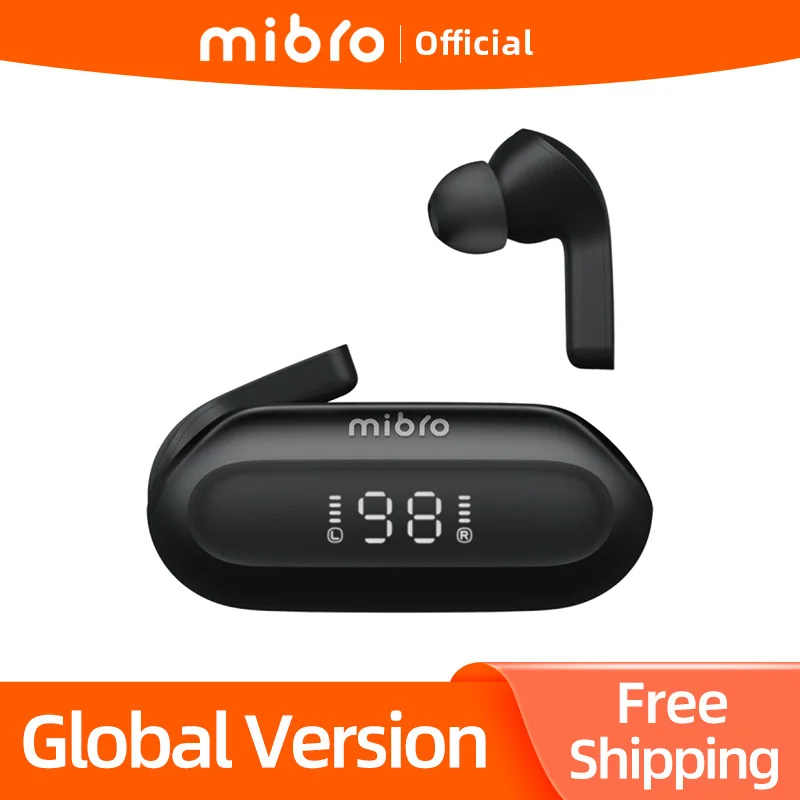 World Premiere Mibro Earbuds 3 Earphone TWS Bluetooth 5.3 IPX4 Waterproof ENC HD Call Noise Reduction Touch Wireless Headphone