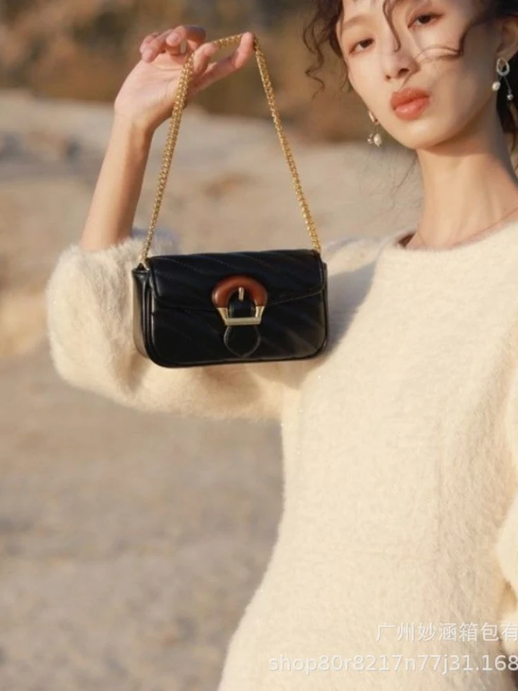 2023 Fashion Handbag Messenger Bags For Women Pu Leather Crossbody Bag Lady Small Purse Handbag Totes Mujer Chain Crossbody Bags
