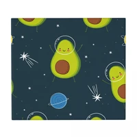 dish drying mat drain pad avocado in space cartoon water filter kitchen heat resistant protection