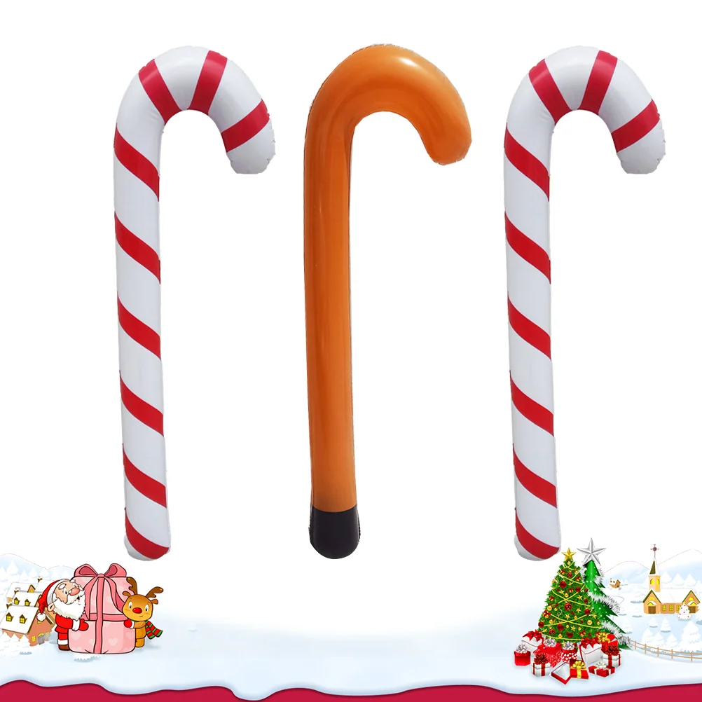 

Canes Candy Christmasinflatable Party Noisemakerssports Pieces Decorations Birthday Cheering Jumbo Blow Events Sporting Balloons