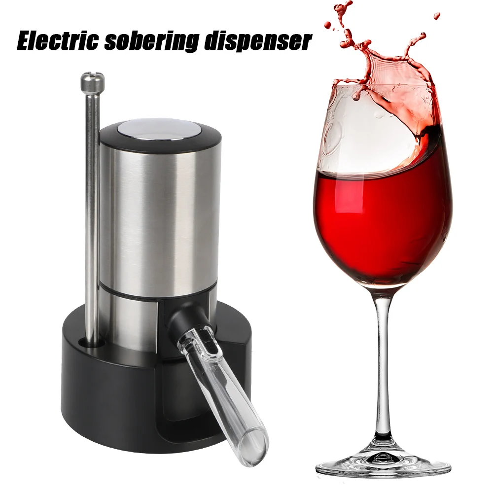 

Электрический графин для вина, Быстрый аэратор, автоматический графин для вина для бара, для вечевечерние, с базовым Аэратором