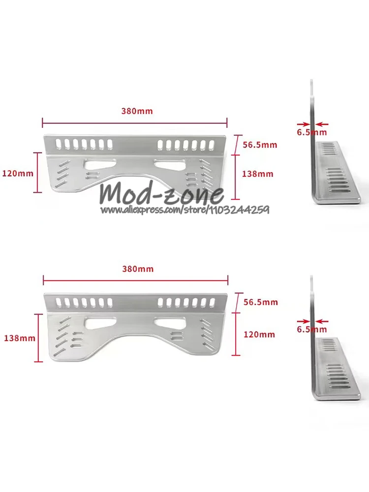 Универсальные L-образные кронштейны из алюминиевого сплава с боковым креплением
