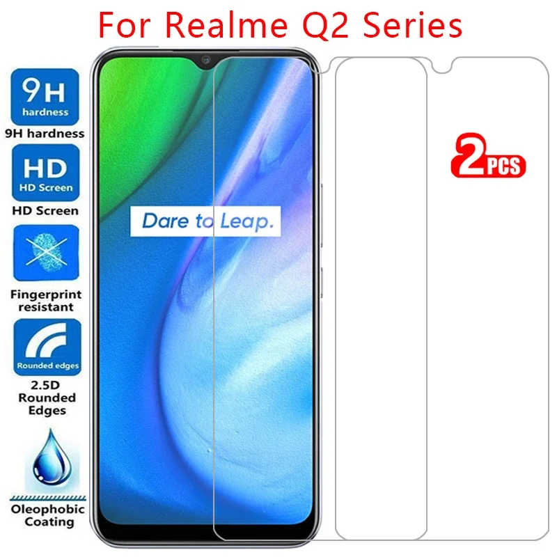 Защитное закаленное стекло для realme q2 pro q2i Защита экрана realmi q 2 i 2i 2q q2pro пленка realmeq2