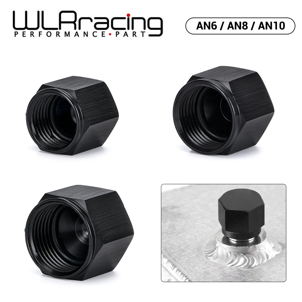 AN6 AN8 AN10 Адаптер Женская раструбная торцевая заглушка Заглушка Трубчатая гайка