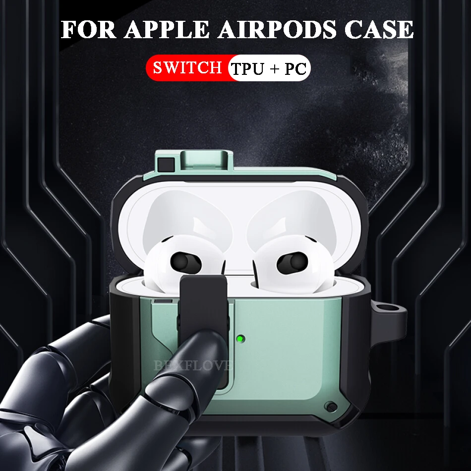 Luxury Earphone Case For Airpods Pro Case Silicon Anti-fall Shockproof Cover For Apple Air pods pro 3 2 Earbuds Case Accessories
