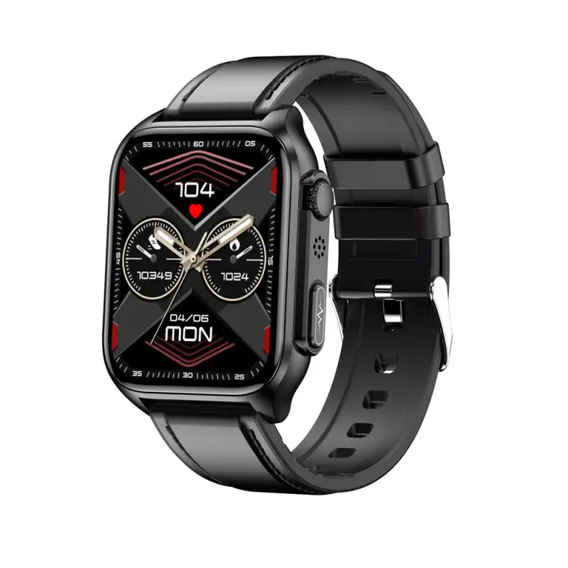 

Мужские Смарт-часы для фитнеса KU2S, 1,69 дюйма, двойной изогнутый экран, пульсометр, оксиметр в крови, Смарт-часы для Android и IOS