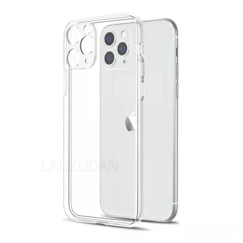 

JOME Clear Phone Case For iPhone 11 12 13 Pro Case Silicone Soft Back Cover For iPhone 11 Pro 12 Mini XS Max 8 7 6s Plus XR Case
