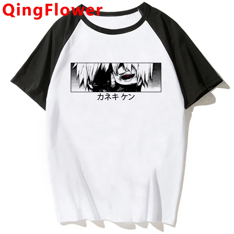

Kaneki Ken Токийский Гуль футболка мужская одежда 2020 японский tumblr парная одежда повседневные топы винтажные футболки