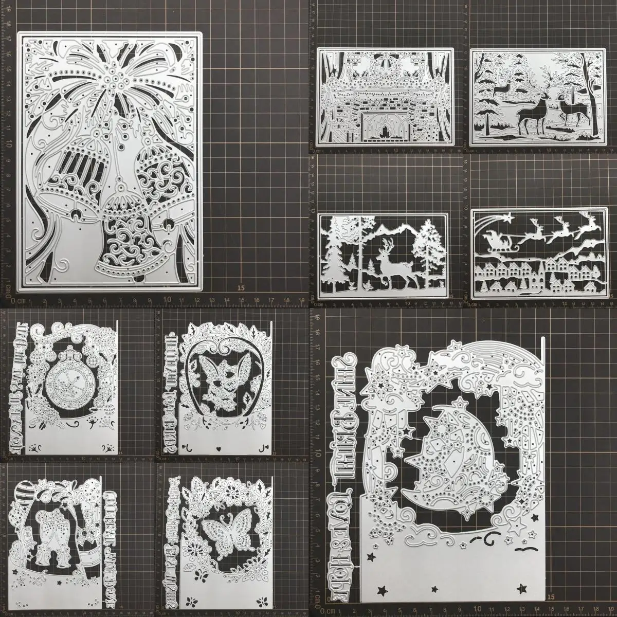 

11 видов, Рождественская рамка с цветами, трафареты для резки металла, трафареты для «сделай сам», скрапбукинг, декоративное тиснение, ручная работа, шаблон для резки