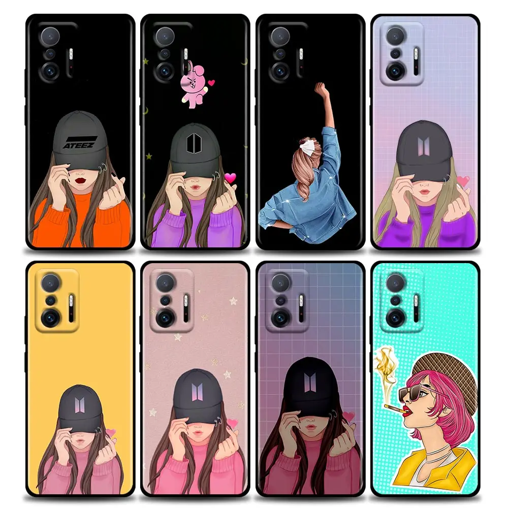 

Pretty Sexy Girly Phone Case for Xiaomi Mi 12 12X 11T X4 NFC M3 F3 GT M4 Pro Lite NE 5G Poco M3 M4 X4 TPU Case