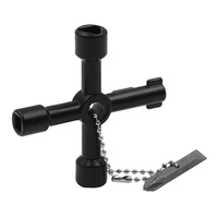 portable black cross wrench with batch head electric control cabinet elevator water meter valve wrench buy 1 get 1 free