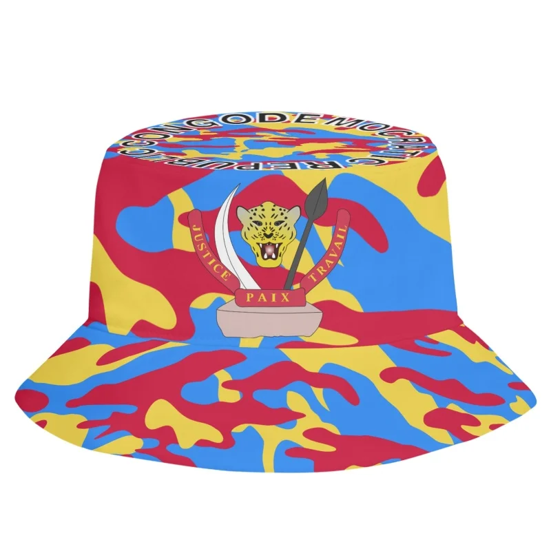 Шляпы-ведра Zaire индивидуальный заказ логотип команды Zar кепки рыбака нация страны