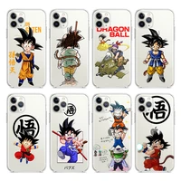 dragon ball goku anime for apple iphone 13 12 11 pro max mini xs xr x 8 7 6s 6 5 plus transparent soft phone case cover