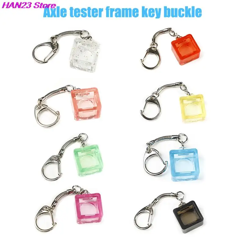 

1PC Translucent Key Switch Testing Tool For Cherry MX Key Switch Shaft Tester Keychain Mechanical Keyboards Switch Testing Tool