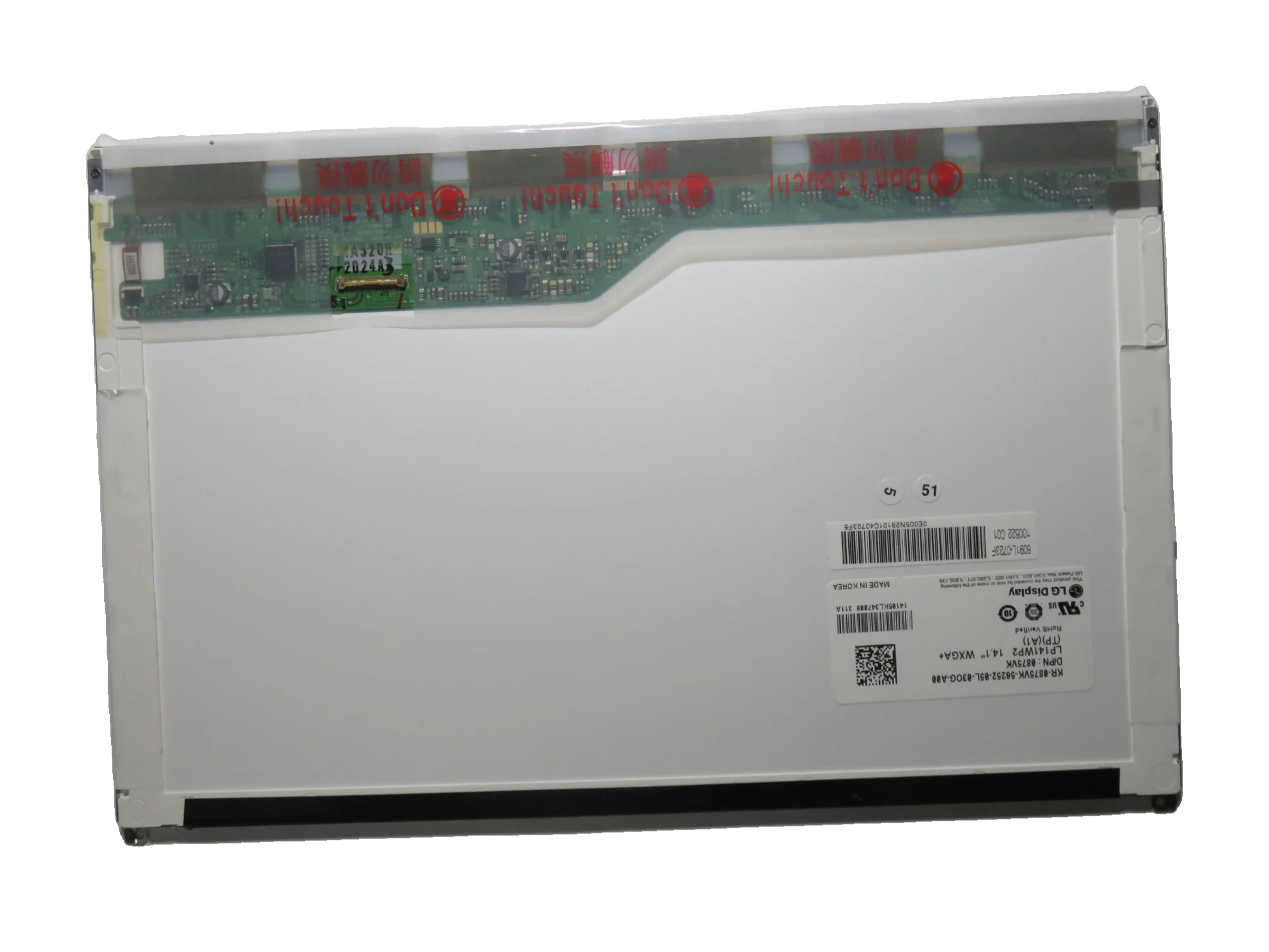 

LTN141BT10 104 подходит для B141PW04 V.1 LTN141BT10 001 LP141WP2 TPA1 для DELL E6410 E5410 ЖК-экран 30-контактный EDP