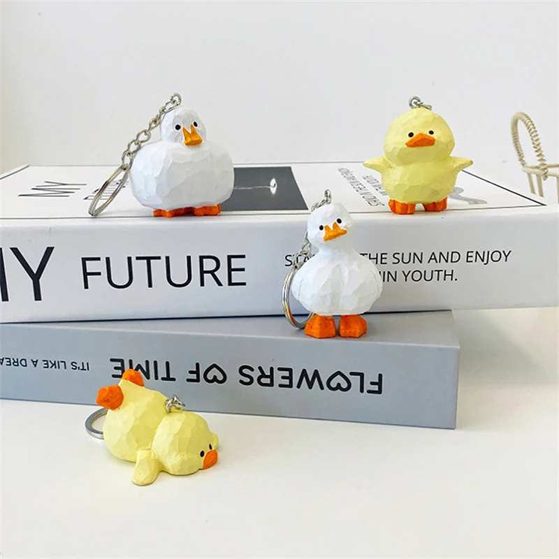 Брелок ручной работы с деревянной резьбой в виде кота милый деревянный