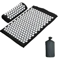 Extra Long Acupuncture Massage Yoga Acupressure Mat and Pillow Massage Cushion Relivev Stress Back Body Pine Yoga Mats Fitness