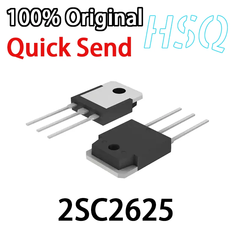 

1PCS C2625 2SC2625 TO-247 for High Power Triode 10A 450V Switching Power Supply