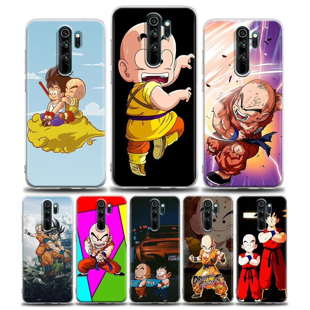 

Clear Phone Case for Redmi Note 7 8 9 10 8T Pro Redmi 8 8A 7 9 9C Y3 K20 K30 K40 TPU Case Bandai Dragon Ball Krillin Boy