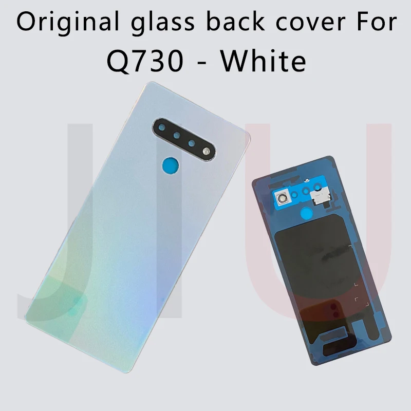 Задняя крышка корпуса батареи 100% оригинальная для Stylo 6 / K71 Q730 LMQ730 с стеклом камеры на.