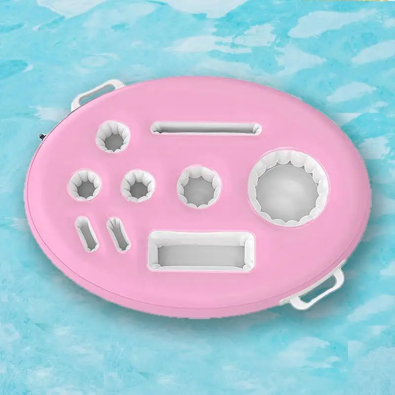 Плавающий держатель для напитков бассейна плавающий еды и поднос поплавки