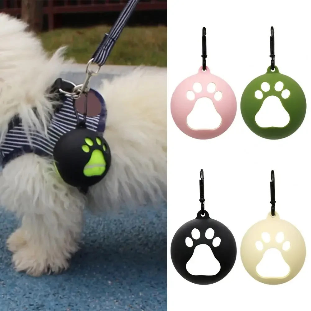 

Tennis Leash Holder with Hooks Lightweight Easy To Install Hands-free Pet Ball Cover Holder Dog Leather with Pet Supplies