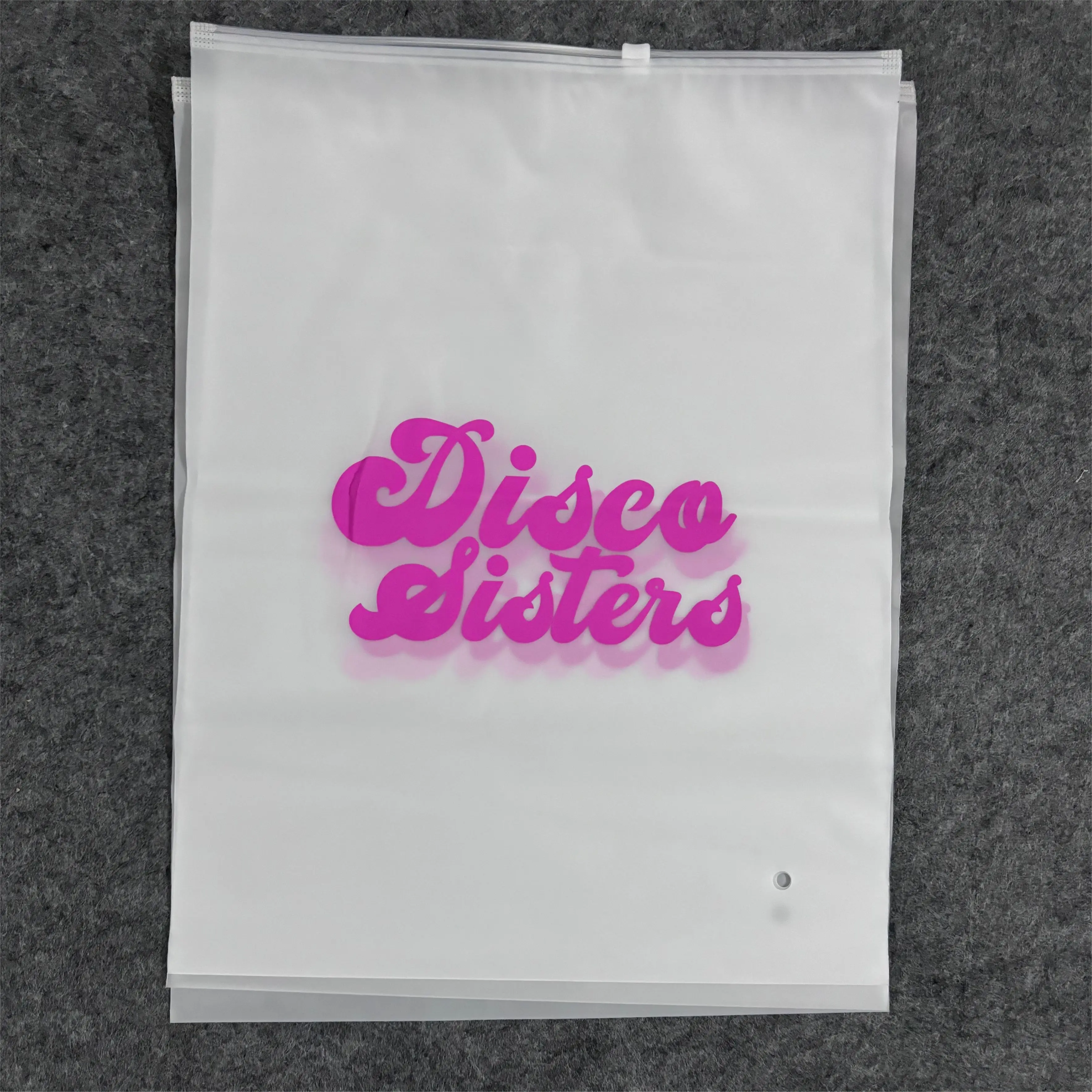 Пользовательские печатные матовые ПВХ ldpe cpe пластиковые сумки с