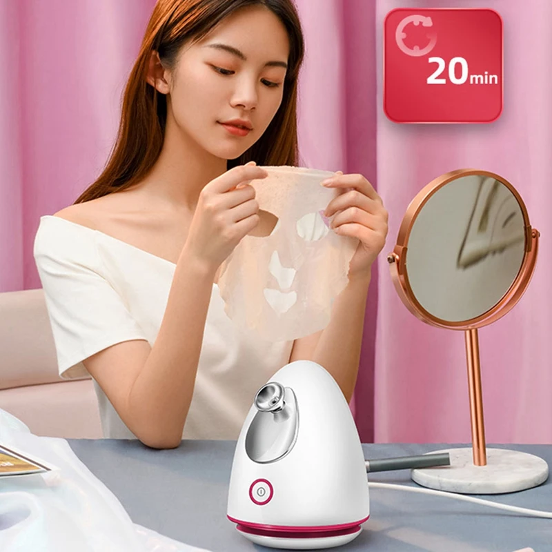 

Steaming Face Hot Steamer Facial Hydration Humidifier Skin Moisturizing Water Replenishing Instrument Nano Mist