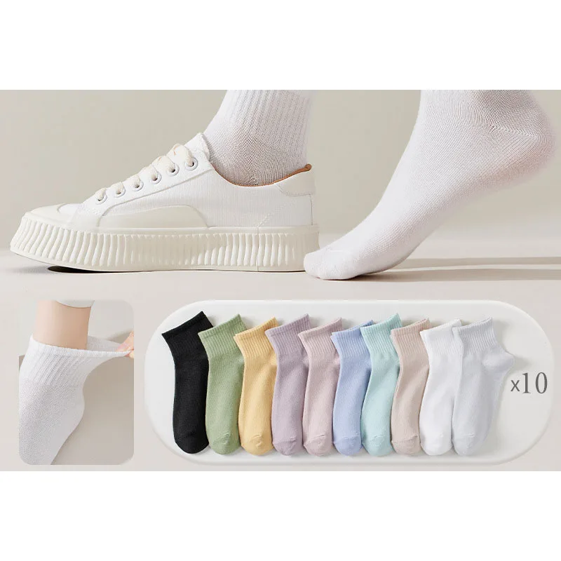 Socks Ladies Summer Girls Spring And Summer New Socks Cotton Socks Day Series Cartoon Boat Socks Invisible Socks