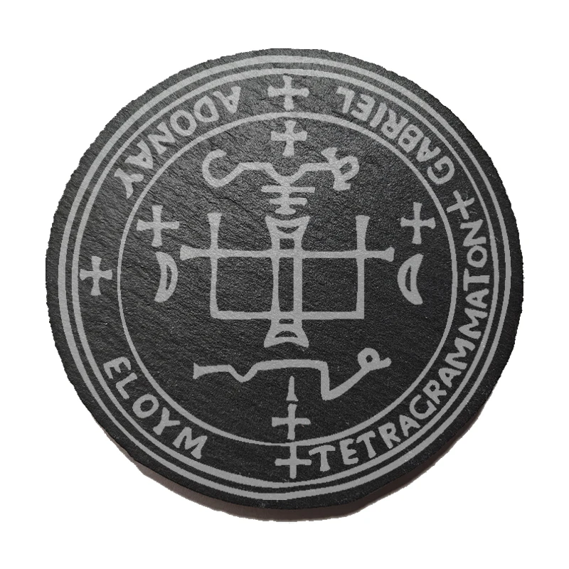 Archangel Габриэль печать натуральный сланец рукоделие алтальная плитка алтарь