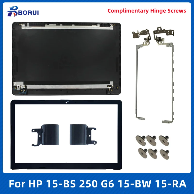 

New Laptop Cover Case For HP 15-BS 15T-BS 15-BW 15Z-BW 250 255 G6 LCD Back Cover/Front Bezel/LCD Hinges TPN-C129 924899-001