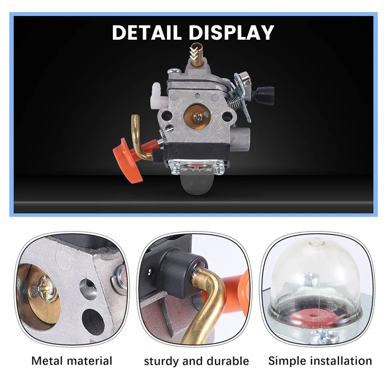 Подходит для карбюратора Stihl FS90 FS100 FS100R FS110 FS110R FS130 HL90K HL95 HL100 HT100 HT101 HT130 KM90 KM10 KM130