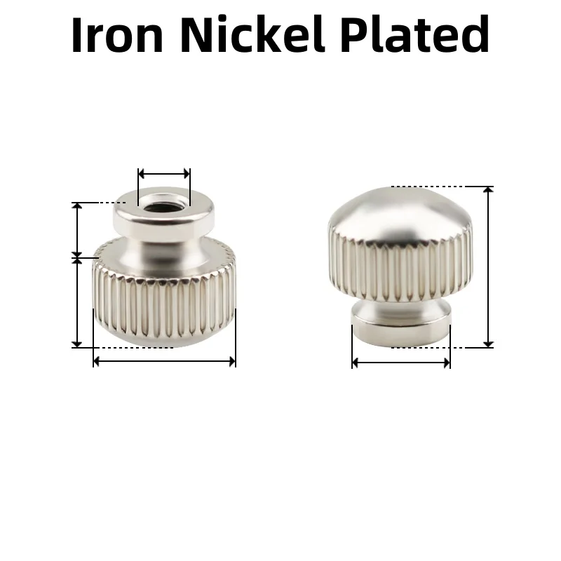 

Гайка с накатанной головкой М3 M4 M5 M6 из углеродистой стали