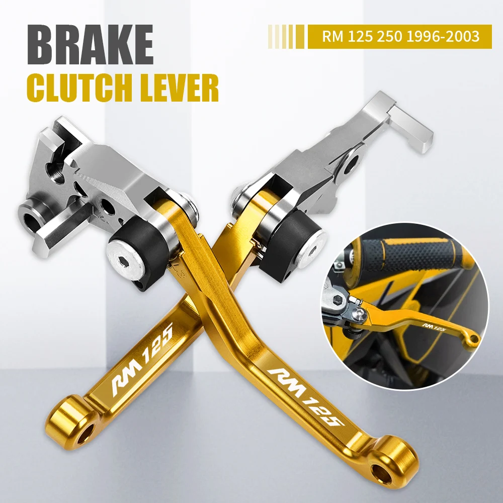 

Motocross dirt bike CNC Pivot Brake Clutch Levers For SUZUKI RM125 RM250 RM 125 250 1996 1997 1998 1999 2000 2001 2002 2003