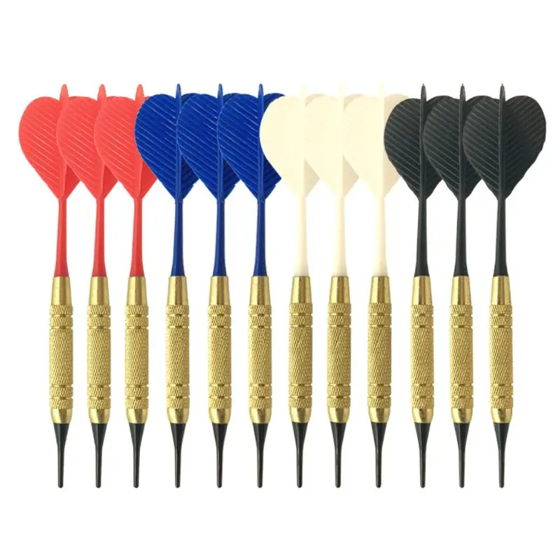 

12pcs/set Soft Nylon Tip Darts PC Shaft for Electronic Plastic Home