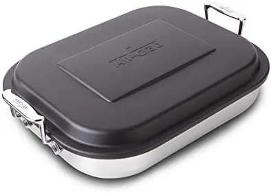

Steel Lasagna Pan Cookware, 15-Inches, Silver