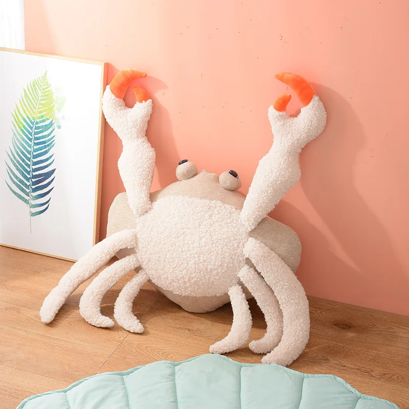 

Doll Cute Cartoon Crab Plush Toy Pillow Creative Children's Pillows Home Sofa Cushion Bedroom Decorative подушки декоративные