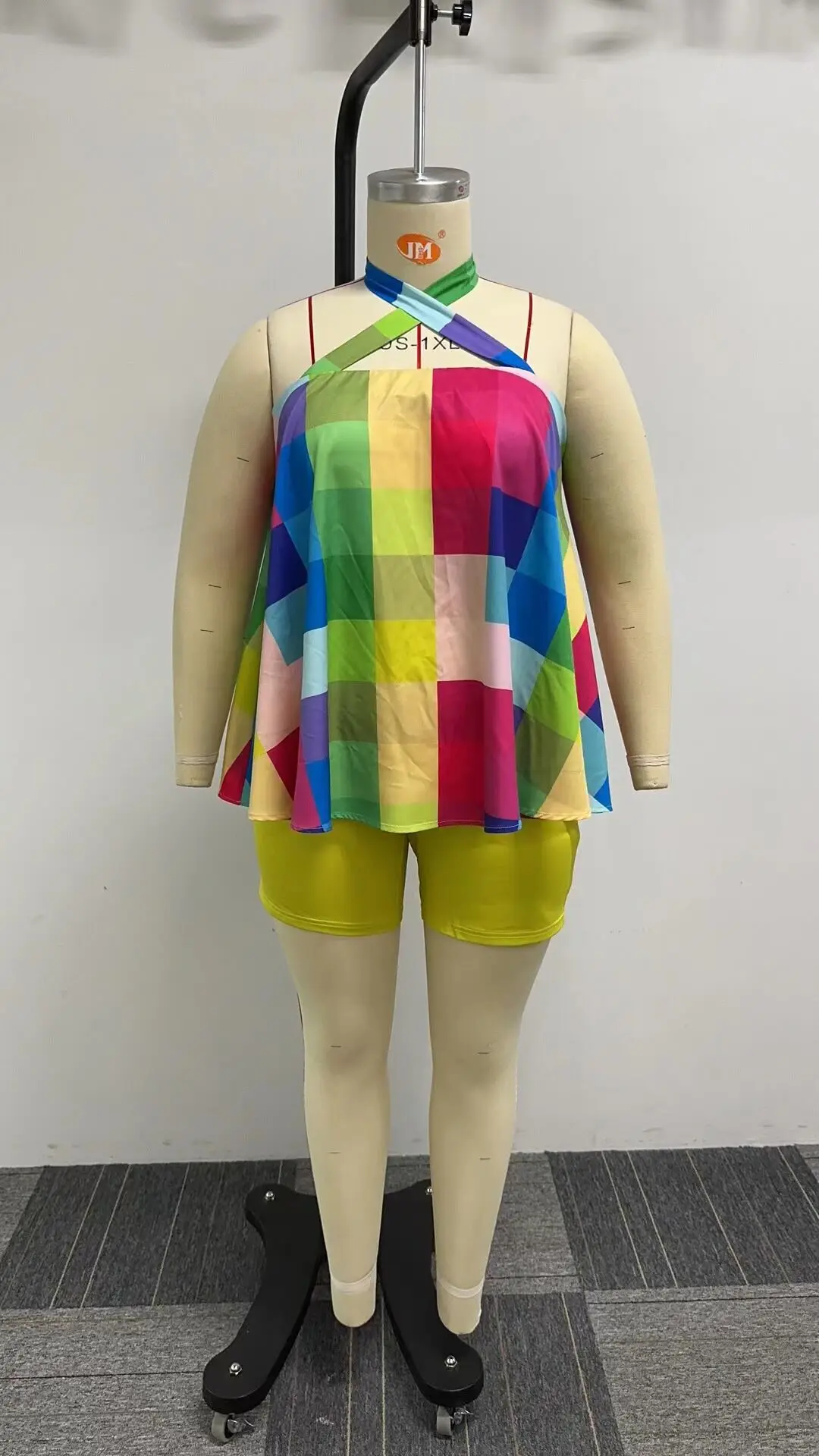 2023 Spring Women Set Plus Size Print Shirt Top And Short Pants Lady Casual Big Size Two Piece Set Female Fashion Tracksuit
