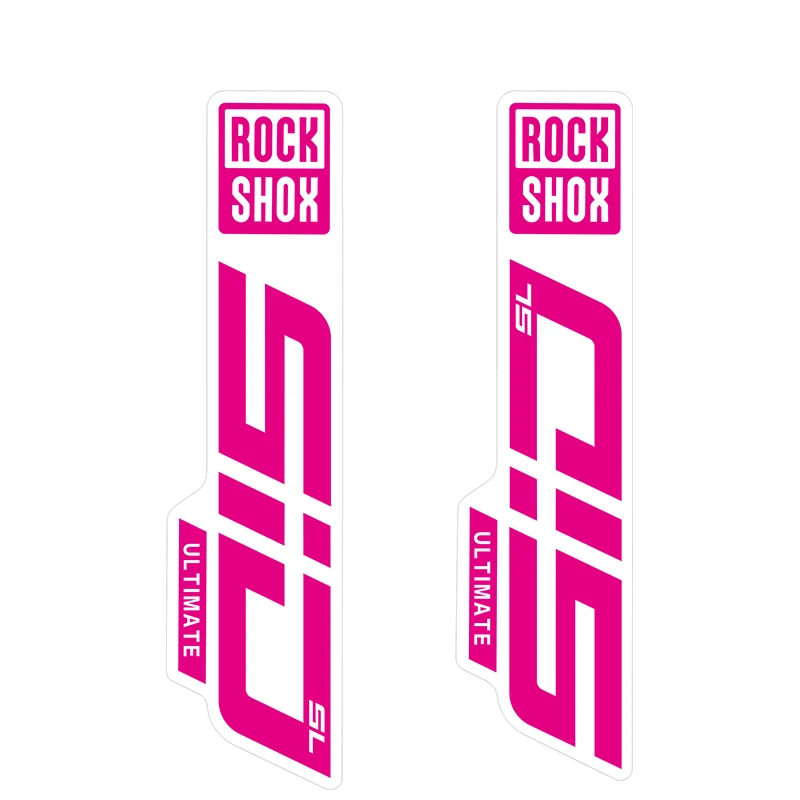 Фото Rockshox SID SL наклейки на переднюю вилку горного велосипеда, наклейки на переднюю вилку велосипеда MTB, наклейки ULTIMATE №2