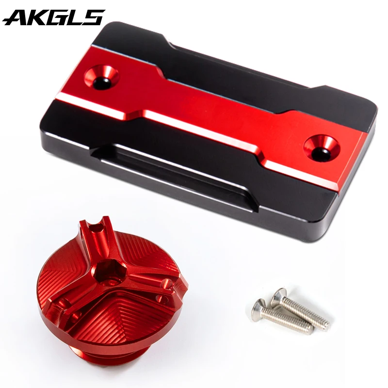 Крышка передней тормозной жидкости мотоцикла и крышка топливного наполнителя